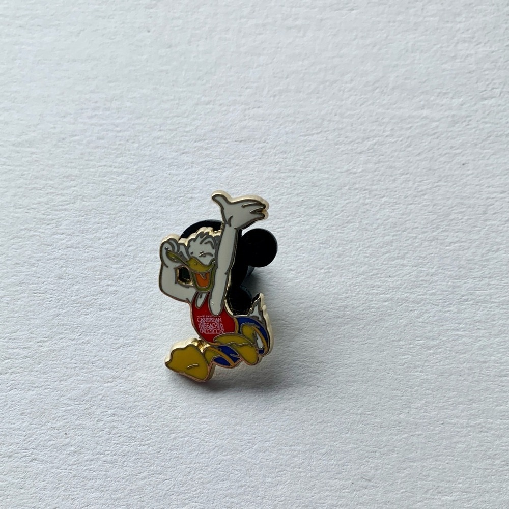 Disney Caribbean Beach Resort Donald Duck Enamel Pin Lapel Pin